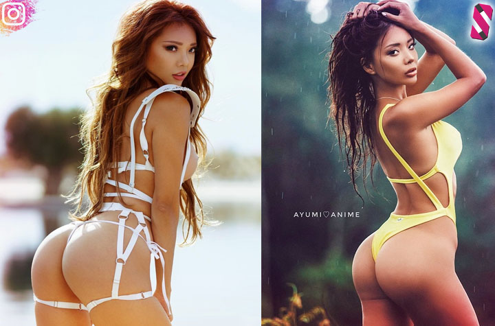Asian hottie Ayumi Anime and her perfect booty - Instagram model of the month
