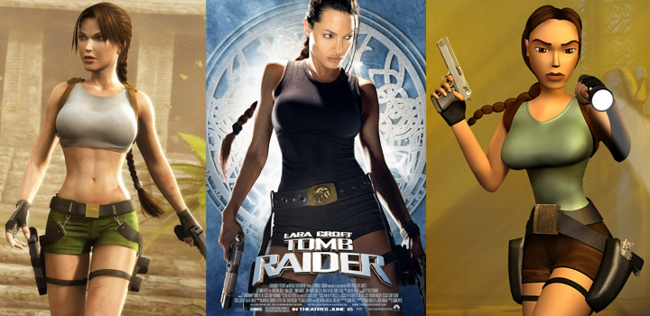 Lara Croft Tomb Raider video game character