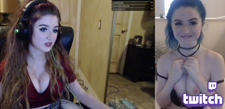 Girl goes topless twitch 5 Twitch