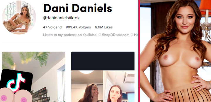 Famous pornstars on TikTok: Dani Daniels