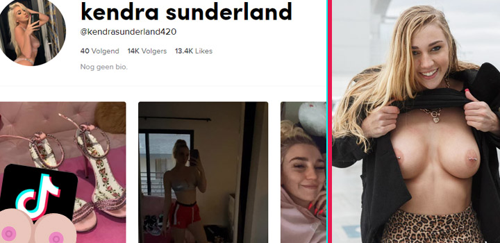 Famous pornstars on TikTok: Kendra Sunderland