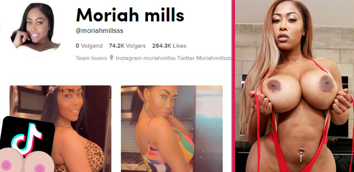 Famous pornstars on TikTok: Moriah Mills