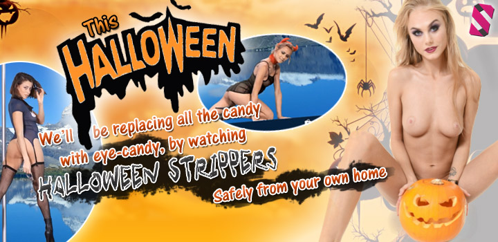 Halloween stripper girls - costume striptease shows at iStripper