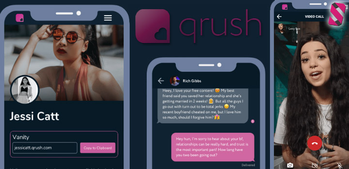 Sexting and texting at Qrush.com