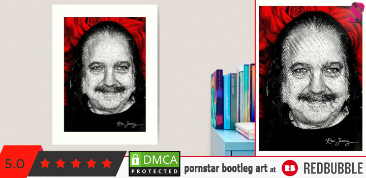 Ron Jeremy wall art - The ugliest unlicensed pornstar merch on Redbubble (print on demand)
