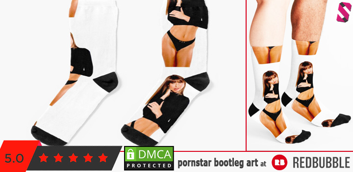 Riley Reid socks suck - The ugliest unlicensed pornstar merch on Redbubble (print on demand)