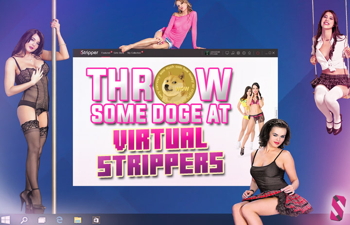 iStripper - throw some doge at virtual strippers - Adult websites that accept dogecoin payments - Pay Doge for pussy