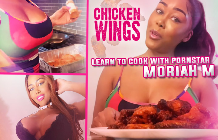Cooking videos with pornstars on Youtube - Chicken wings Moriah M