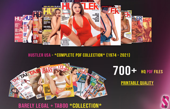 Download the entire history of Hustler Magazine digital download deal