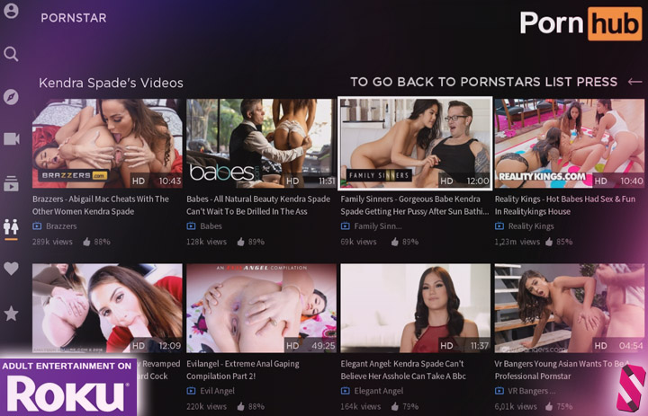 Pornhub Premium on Roku - The best premium porn Roku channels