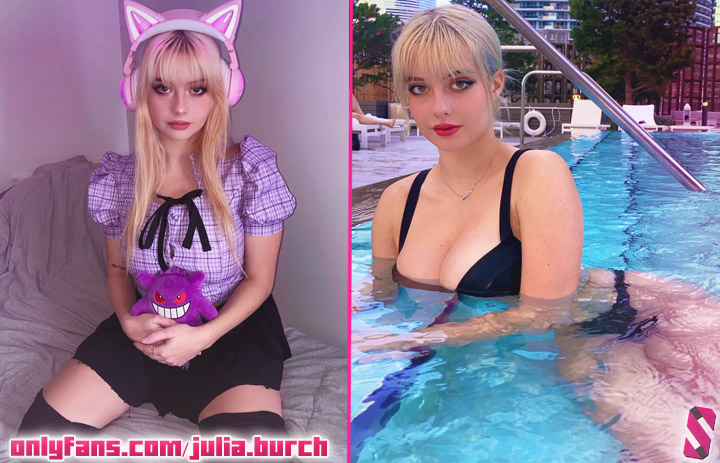 Sexy E-girl Julia Burch - Member of Gloom-E-Girls, the hottest Twitch and OnlyFans gamer girls team