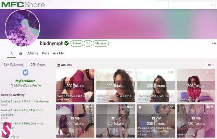 Gamer Girl Kya aka Bludnymph on webcam at MyFreeCams.com MFC